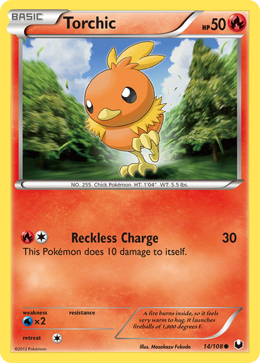 Torchic (14/108) [Black &amp; White: Dark Explorers] 