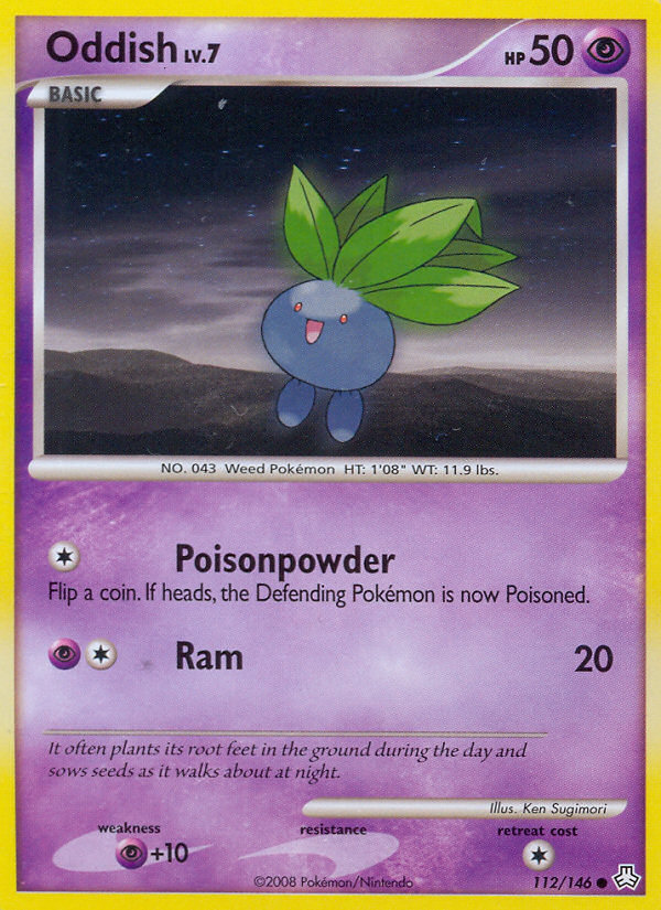 Oddish (112/146) [Diamond &amp; Pearl: Legends Awakened] 