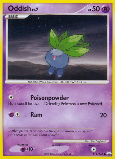 Oddish (112/146) [Diamond &amp; Pearl: Legends Awakened] 