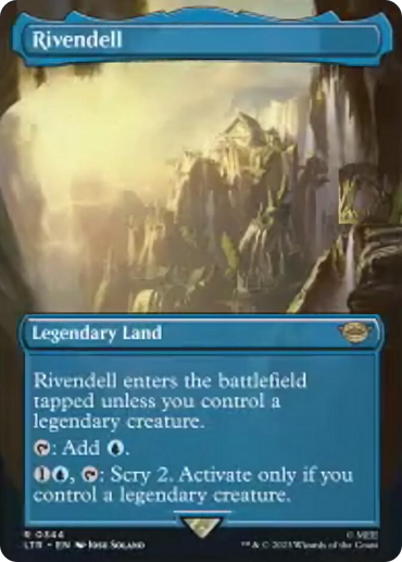 Rivendell (Borderless Alternate Art) [The Lord of the Rings: Tales of Middle-Earth] 