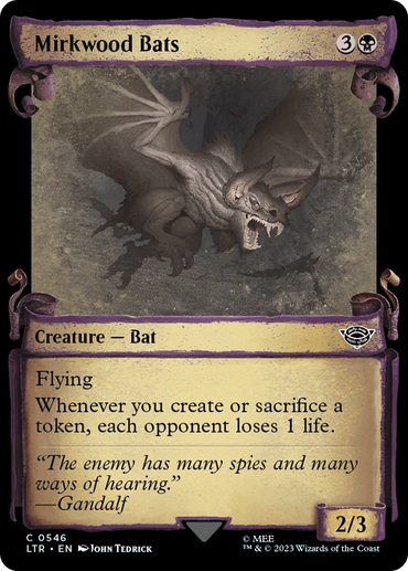 Mirkwood Bats [The Lord of the Rings: Tales of Middle-Earth Showcase Scrolls] 