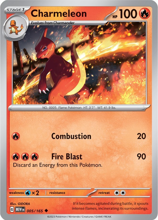 Charmeleon (005/165) [Scarlet &amp; Violet: 151] 