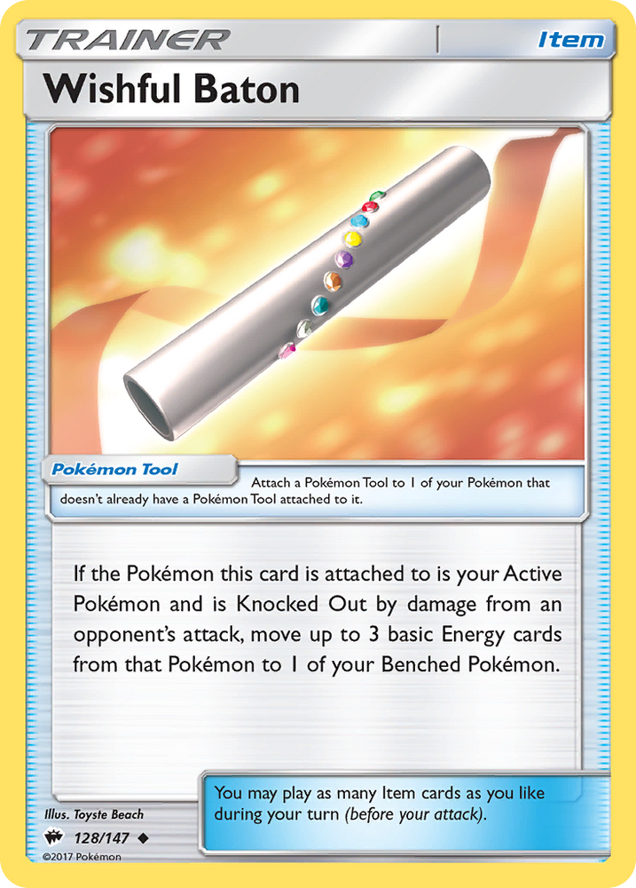 Wishful Baton (128/147) [Sun &amp; Moon: Burning Shadows] 