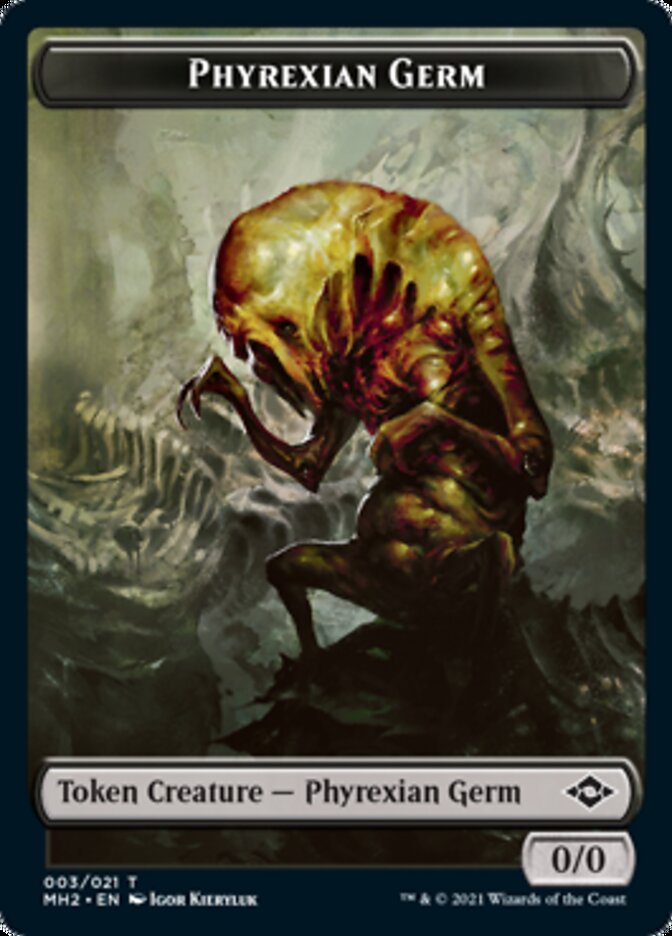 Food (17) // Phyrexian Germ Double-Sided Token [Modern Horizons 2 Tokens] 
