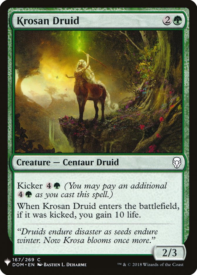 Krosan Druid [Mystery Booster] 