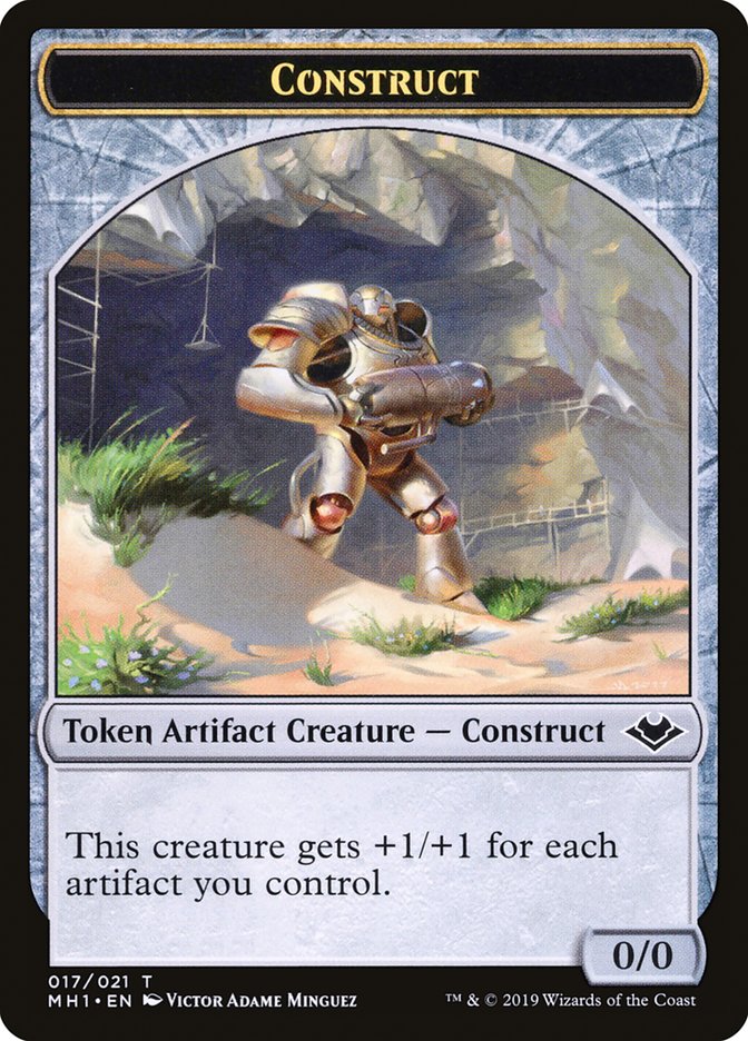 Shapeshifter (001) // Construct (017) Double-Sided Token [Modern Horizons Tokens] 