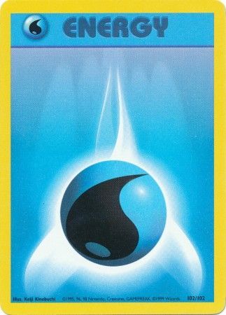 Water Energy (102/102) [Base Set Unlimited] 