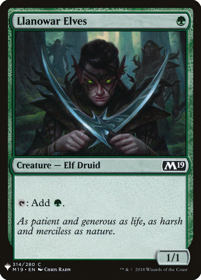 Llanowar Elves [Mystery Booster] 