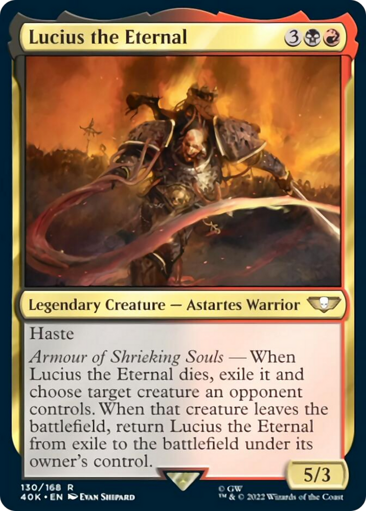 Lucius the Eternal (Surge Foil) [Warhammer 40,000] 
