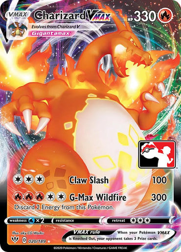 Charizard VMAX (020/189) [Prize Pack Series One] 