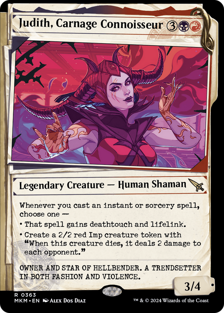 Judith, Carnage Connoisseur (Showcase) [Murders at Karlov Manor] 