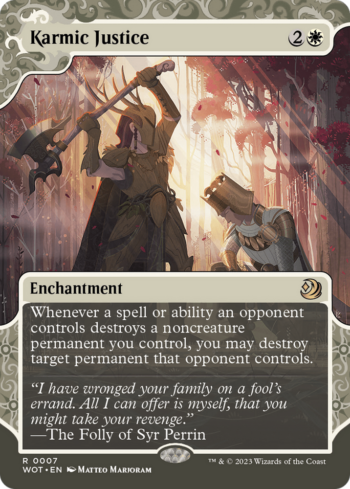 Karmic Justice [Wilds of Eldraine: Enchanting Tales] 