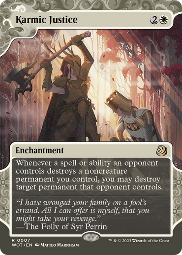 Karmic Justice [Wilds of Eldraine: Enchanting Tales] 