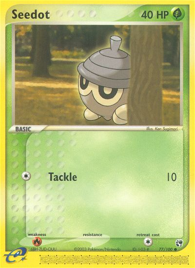 Seedot (77/100) [EX: Sandstorm] 