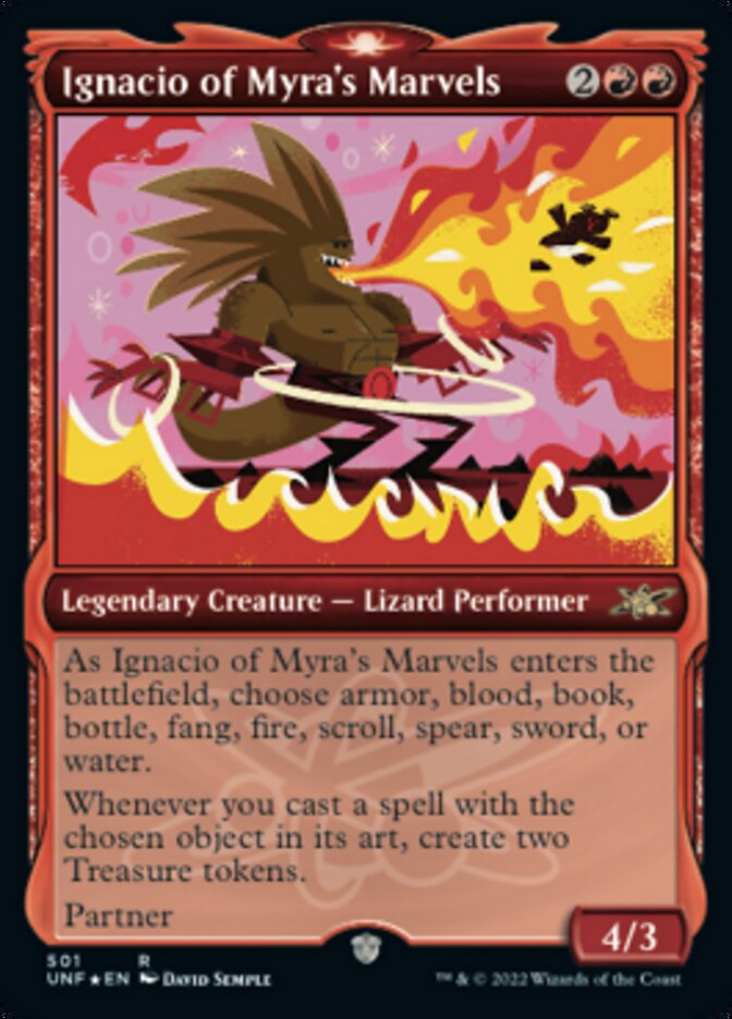 Ignacio of Myra's Marvels (Showcase) (Galaxy Foil) [Unfinity] 