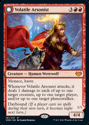 Volatile Arsonist // Dire-Strain Anarchist [Innistrad: Crimson Vow] 
