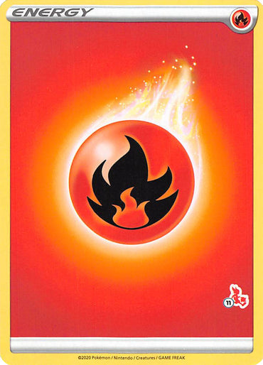 Fire Energy (Cinderace Stamp #11) [Battle Academy 2022] 