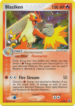 Blaziken (3/109) (Cosmos Holo) [EX: Battle Stadium] 