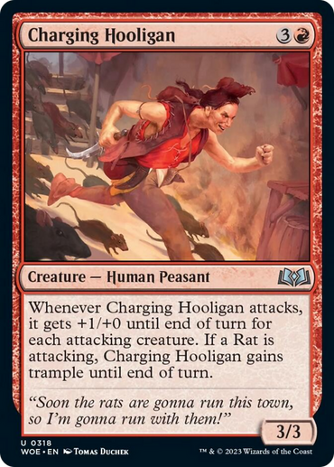 Charging Hooligan [Wilds of Eldraine] 