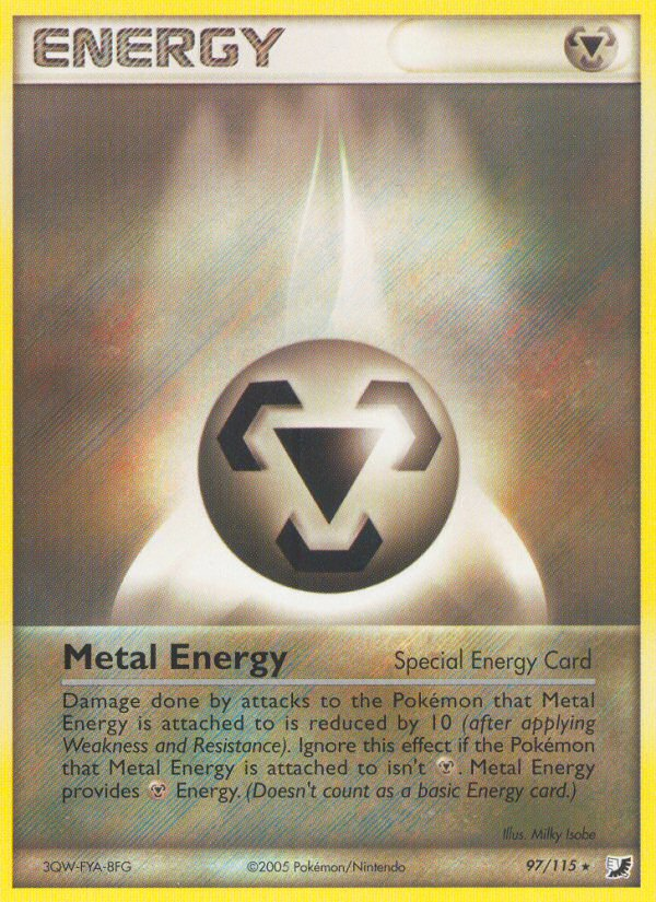 Metal Energy (97/115) [EX: Unseen Forces] 