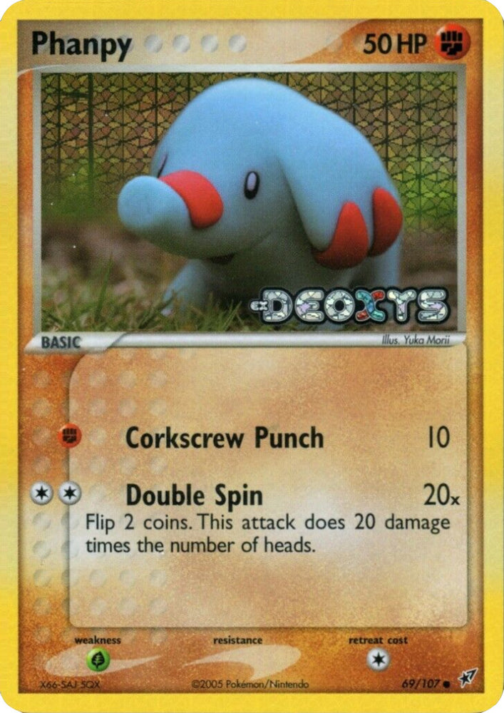 Phanpy (69/107) (Stamped) [EX: Deoxys] 
