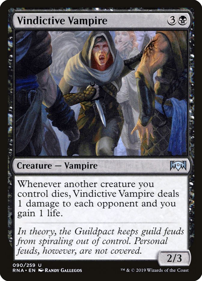 Vindictive Vampire [Ravnica Allegiance] 