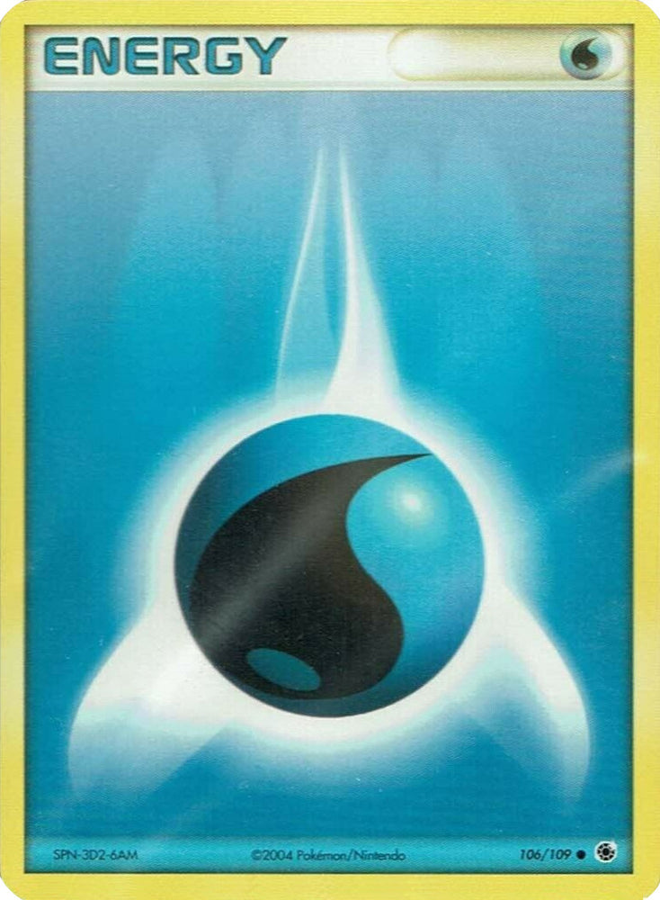 Water Energy (106/109) [EX: Battle Stadium] 