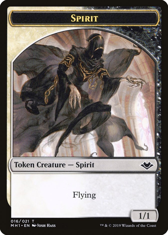Rhino (013) // Spirit (016) Double-Sided Token [Modern Horizons Tokens] 