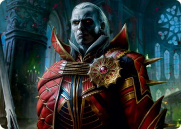 Edgar, Charmed Groom 2 Art Card [Innistrad: Crimson Vow Art Series] 