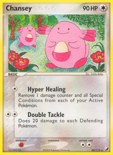 Chansey (20/115) [EX: Unseen Forces] 