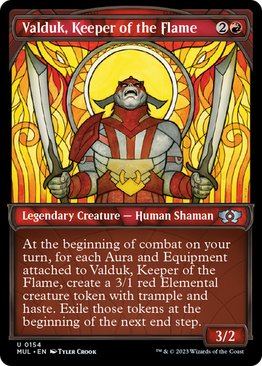Valduk, Keeper of the Flame (Halo Foil) [Multiverse Legends] 