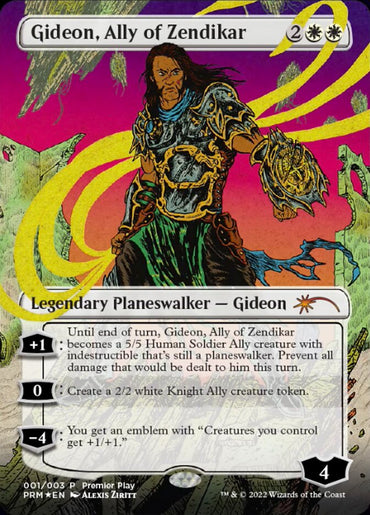 Gideon, Ally of Zendikar (Borderless) [Regional Championship Qualifiers 2022] 