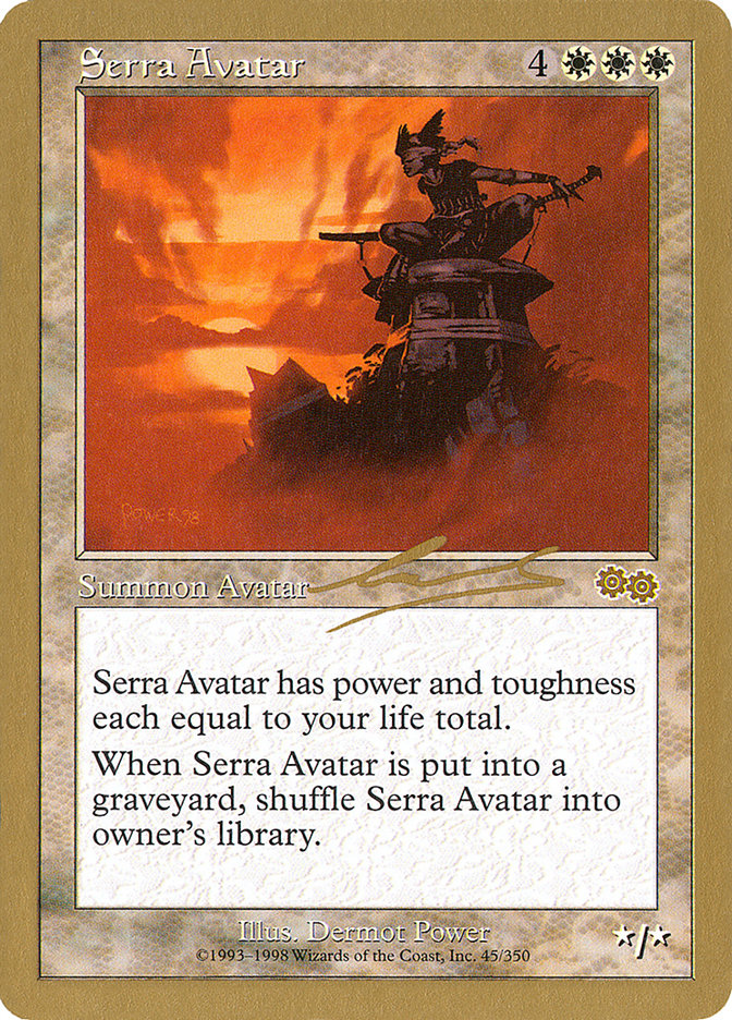 Serra Avatar (Nicolas Labarre) [World Championship Decks 2000] 
