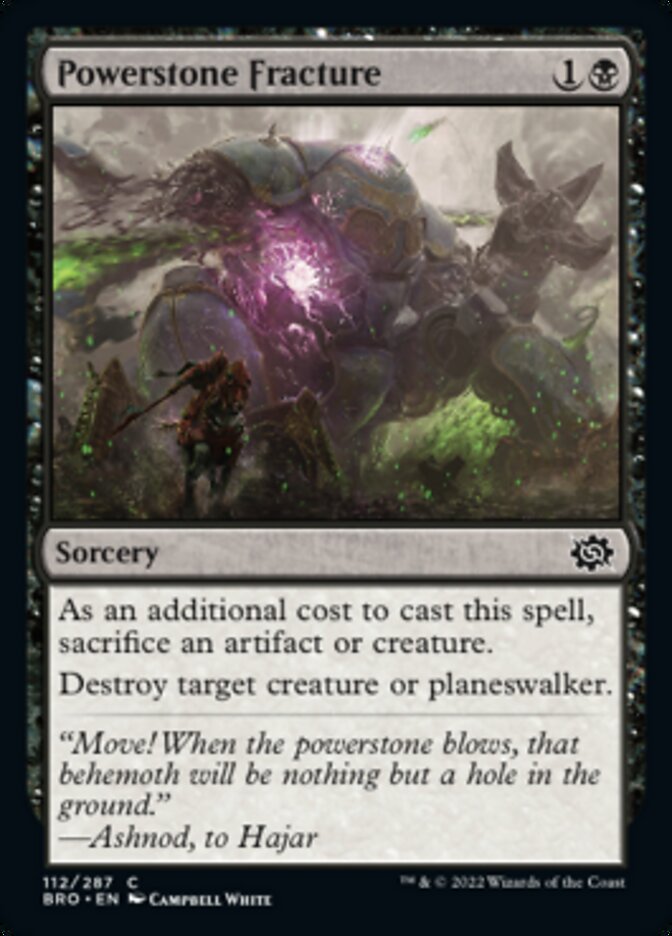 Powerstone Fracture [The Brothers' War] 