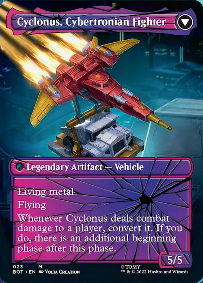 Cyclonus, the Saboteur // Cyclonus, Cybertronian Fighter (Shattered Glass) [Transformers] 