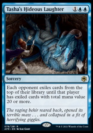 Tasha's Hideous Laughter (Promo Pack) [Dungeons &amp; Dragons: Adventures in the Forgotten Realms Promos] 