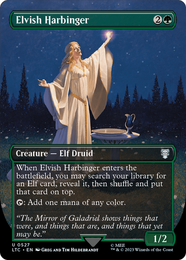 Elvish Harbinger (Borderless) [The Lord of the Rings: Tales of Middle-Earth Commander] 