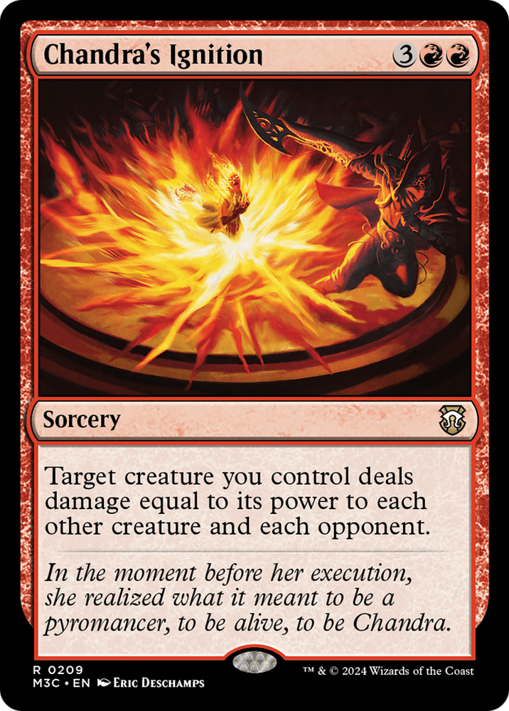 Chandra's Ignition (Ripple Foil) [Modern Horizons 3 Commander] 