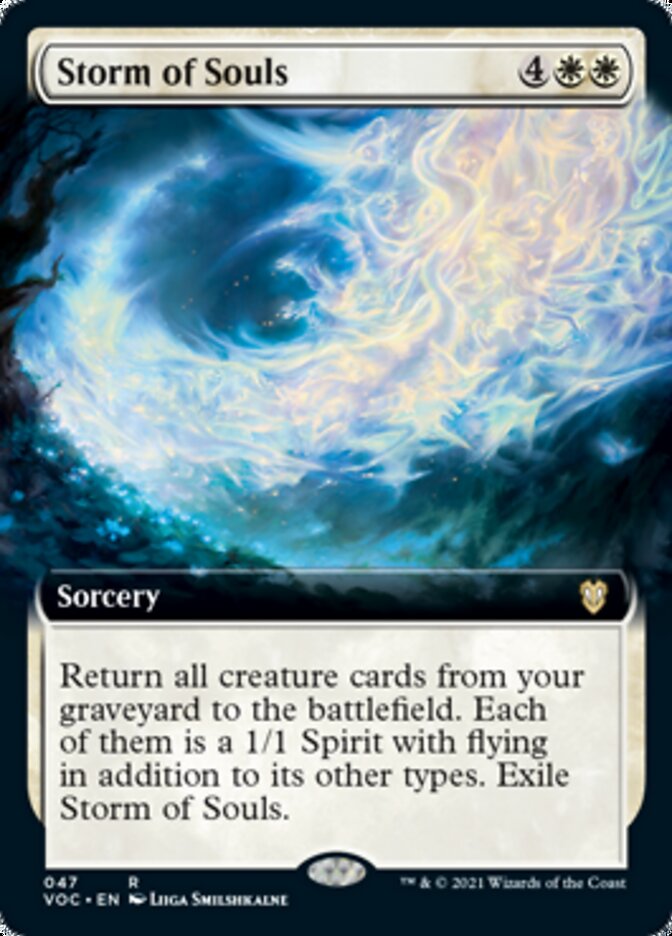 Storm of Souls (Extended Art) [Innistrad: Crimson Vow Commander] 
