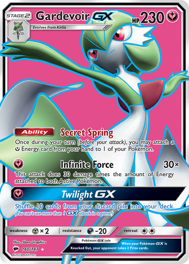 Gardevoir GX (140/147) [Sun &amp; Moon: Burning Shadows] 