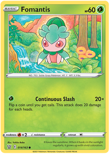 Fomantis (014/163) [Sword &amp; Shield: Battle Styles] 