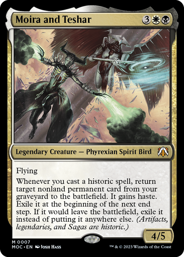 Moira and Teshar [March of the Machine Commander] 