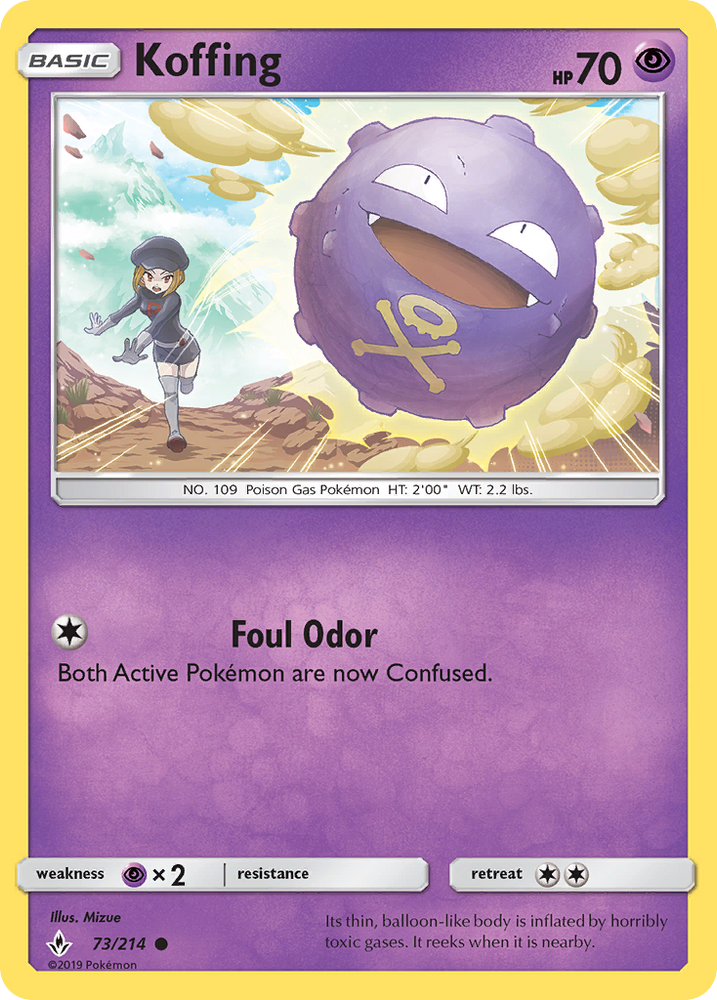 Koffing (73/214) [Sun &amp; Moon: Unbroken Bonds] 