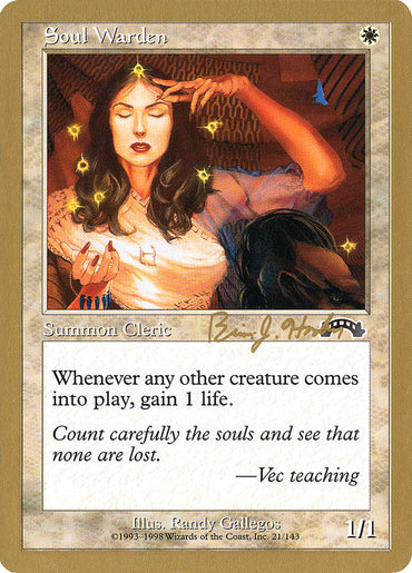 Soul Warden (Brian Hacker) [World Championship Decks 1998] 