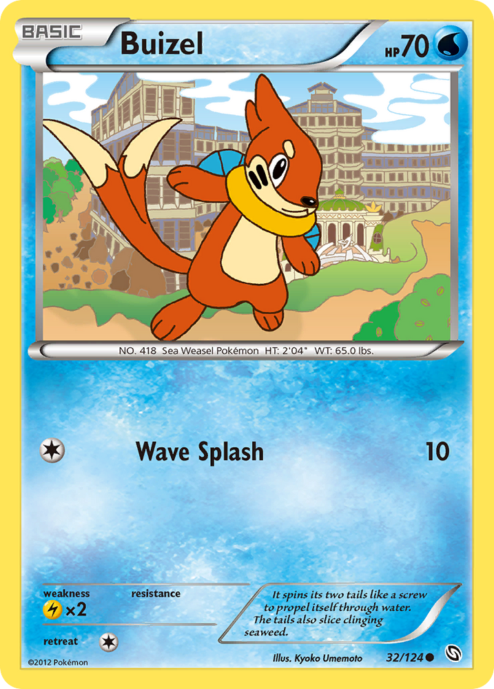 Buizel (32/124) [Black &amp; White: Dragons Exalted] 