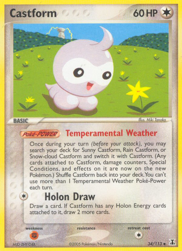 Castform (34/113) [EX: Delta Species] 