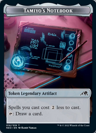 Tamiyo's Notebook Token [Kamigawa: Neon Dynasty Tokens] 