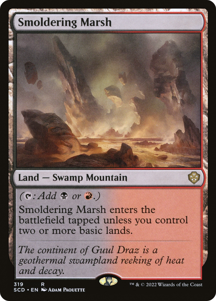 Smoldering Marsh [Starter Commander Decks] 