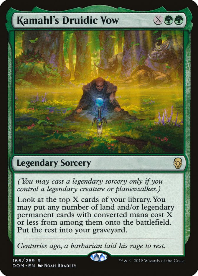 Kamahl's Druidic Vow [Dominaria] 