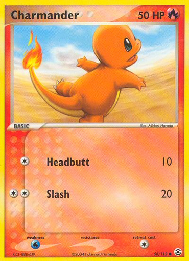 Charmander (58/112) [EX: FireRed &amp; LeafGreen] 